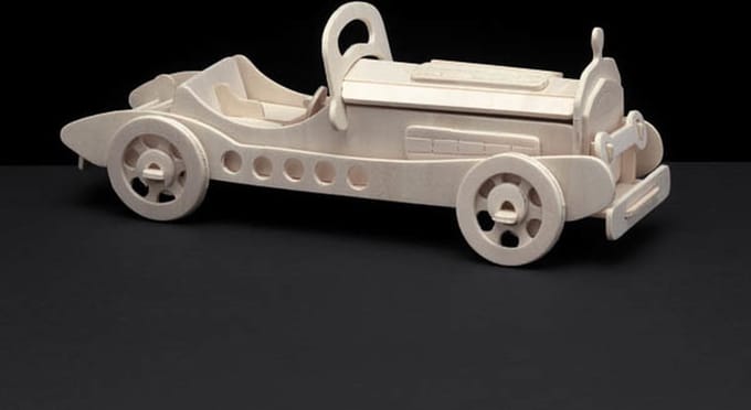 Pebaro Houten bouwpakket klassieke auto's Oldtimer