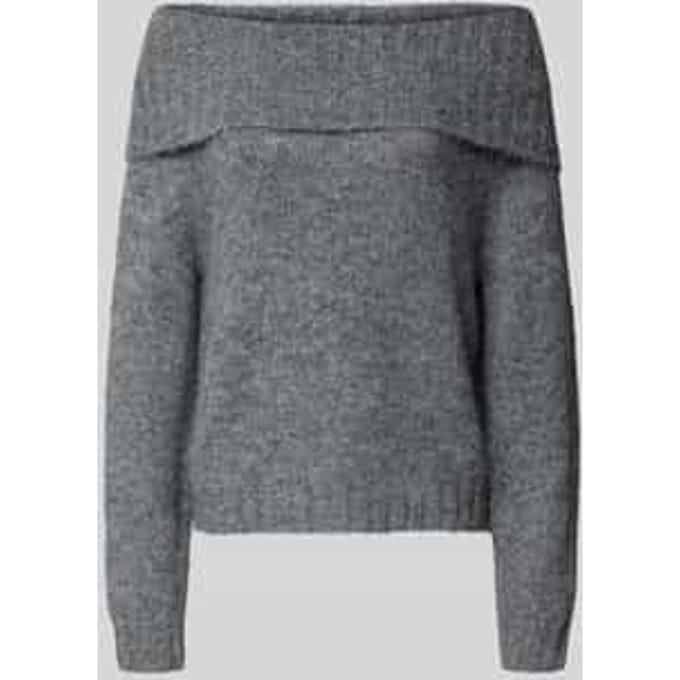 Regular fit gebreide pullover met wol, model 'SHINE'
