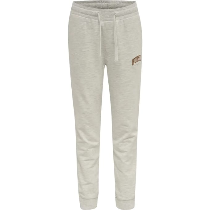 Hummel kinderjoggingbroek Fast Pants lichtgrijs gemêleerd