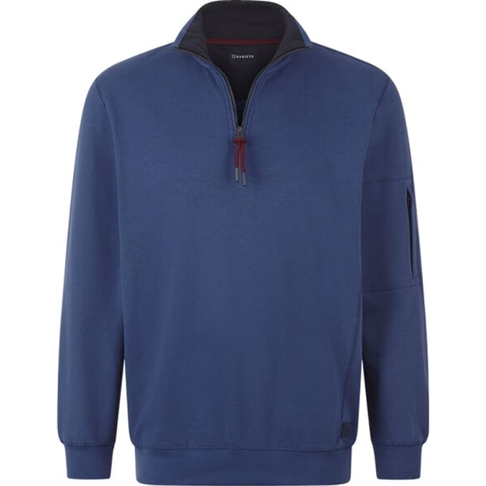 Babista herren Sweatshirt - 48/50 - blauw - Plus Size