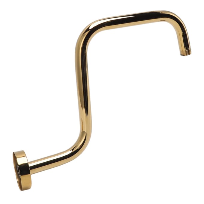 Douche verlengarm RVS hoge douchearm met flens wandgemonteerde douchekop beige
