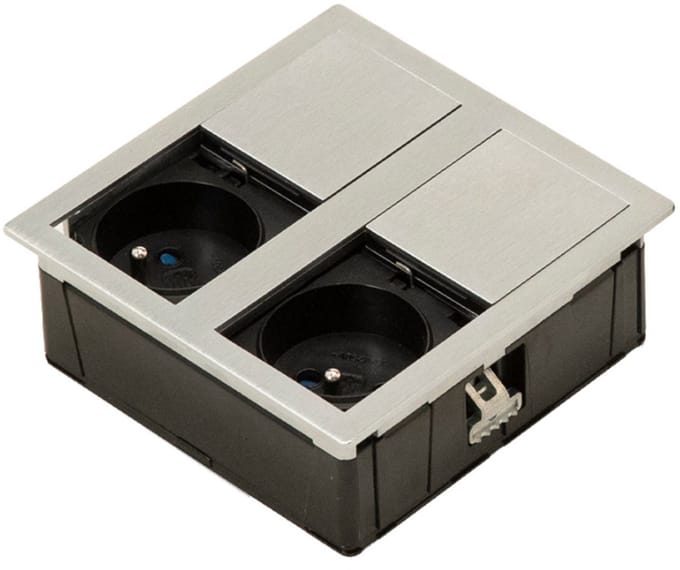 VersaHIT Inbouw 2x WCD-penaarde, RVS BELGIE