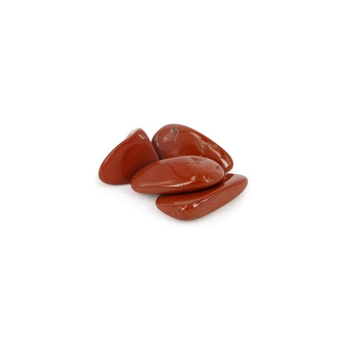 Trommelstenen Jaspis Rood (20-30 mm) - 100 gram