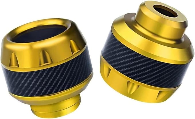 Motorbeschermers Set - Valbescherming Motor - Motor Beschermen - Aluminiumlegering - 2 Stuks - Goud