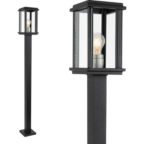KS Verlichting Buitenlamp Capital S sokkellamp zwart