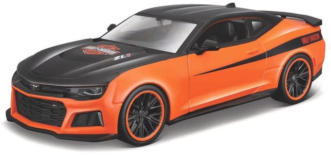 Maisto Chevrolet Camaro - Modelauto - Schaal 1:24 - Oranje/Zwart