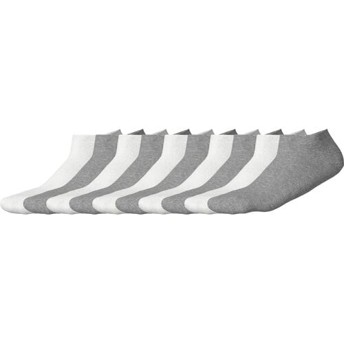 ESMARA 10 Paar sneakersokken (Wit/grijs, 35-38)