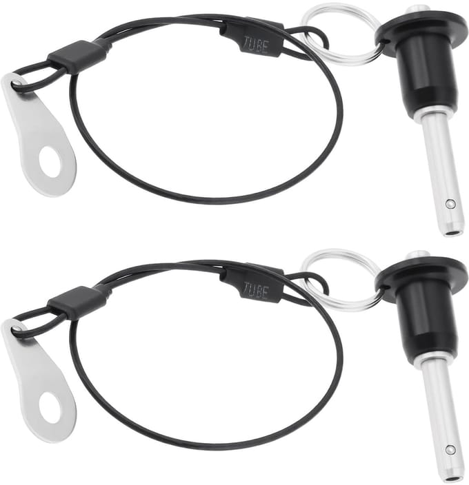 Dailygoods - Set van 2 RVS Quick Release Pins met Handvat
