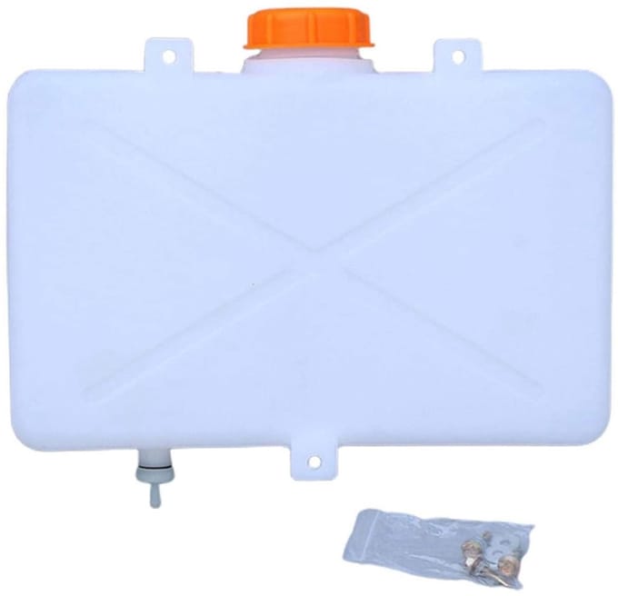 Store_7 - Brandstoftank - Draagbare benzinetank - Robuust en duurzaam - Wit - Dieseltank voor auto en boot - Geschikt voor verwarming - Compact model