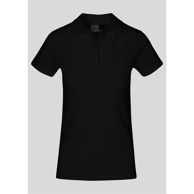 Damespolo 'Superior' met korte mouwen Black - S