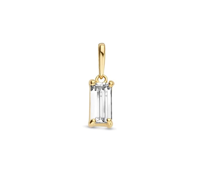 Geelgouden Hanger zirkonia 4023650