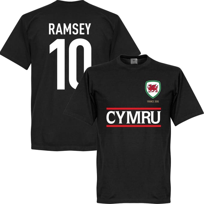 Cymru Ramsey Team T-Shirt - XL
