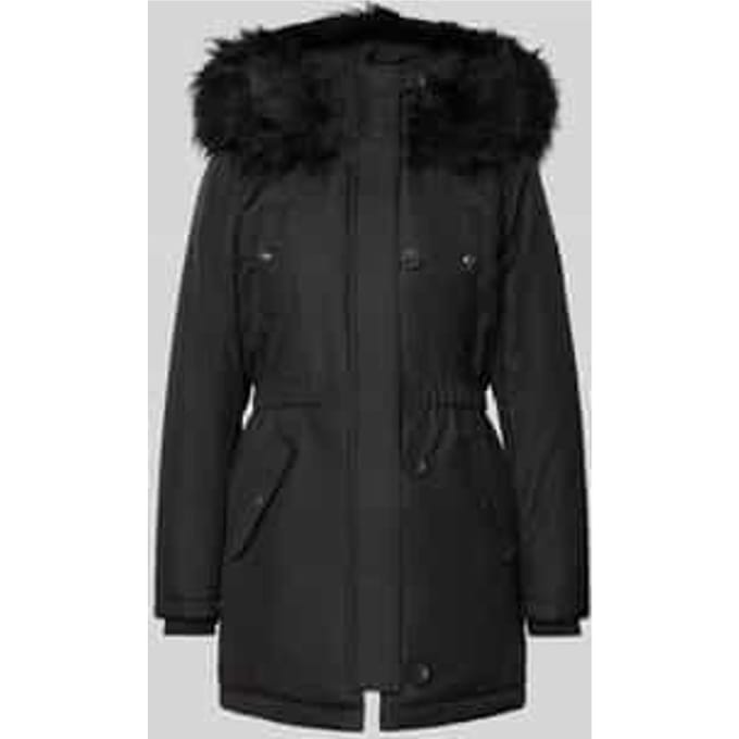 Regular fit parka met labelpatch, model 'IRIS'