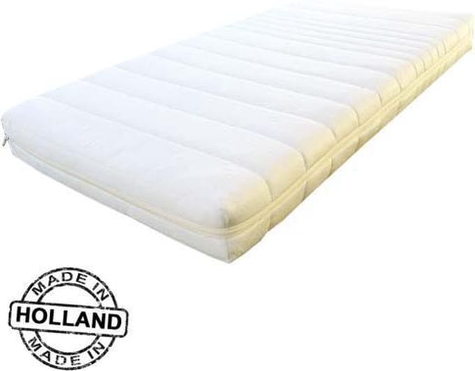 Slaaploods.nl Galaxy - Baby Matras - 60x120x14 cm - Soft - Wit