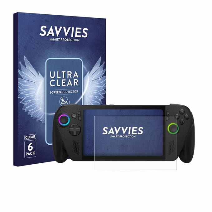 Savvies - Screenprotector voor ASUS ROG Xbox Ally X - Folie Beschermfolie transparant 6 Stuks