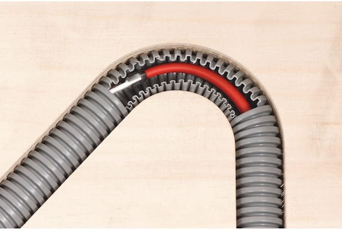 Wurth - Kunststofspiraal - Kunststofspiralen, 4 mm Met powerglider x 1 st Lengte 30 m