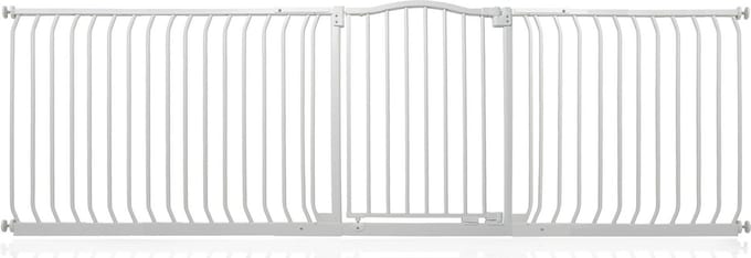 Safetots Klemhekje met Gebogen Bovenkant, 234cm - 243cm, Mat Wit