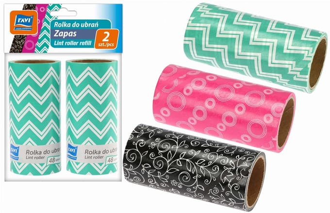 RAVI - Kleiroller - 2 Stuks - Papieren Vulling - Geschikt voor Kleding