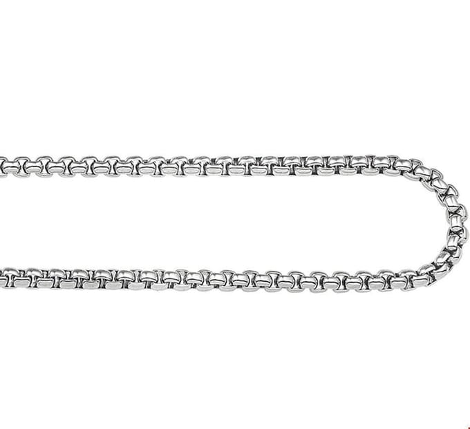 Stalen Collier venetiaans bol 3 6504951 50 cm