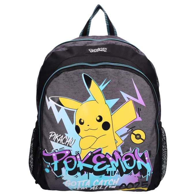 Pokémon Ready For Battle Rugzak - Zwart - Schooltas Jongen - Pikachu