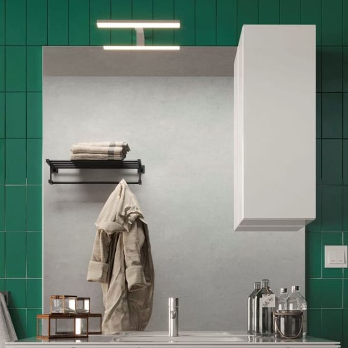Allure - Spiegelkast Start - hoogglans wit - spiegeldeur kast - ledverlichting