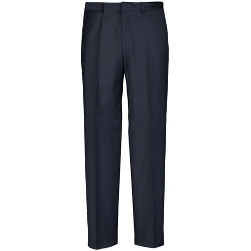 Roy Robson Broek Uni Stretch Elastic Waistband Flat-Front Donker Blauw / male
