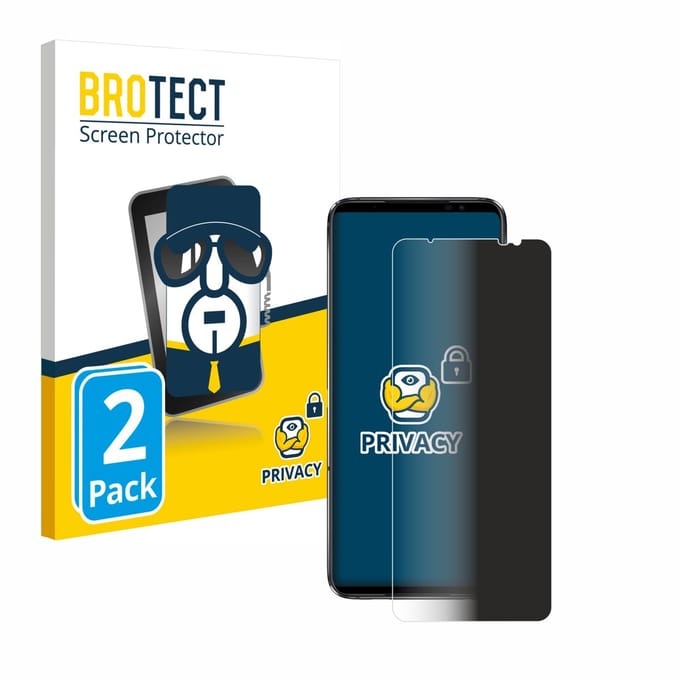 BROTECT - privacy screenprotector voor ASUS ROG Phone 6 Pro - Folie Beschermfolie Blauwlichtfilter 2 Stuks