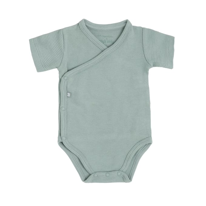Baby's Only Rompertje Pure - Dusty Green - 68 - 100% ecologisch katoen - GOTS
