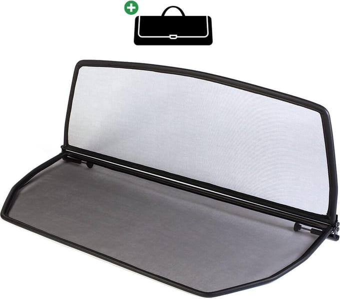 Windscherm Renault Megane 1 | 1995-2003 | incl. luxe opbergtas | Zwart
