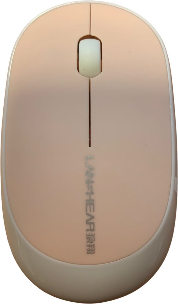 Draadloze Muis /Wireless mous hoge kwaliteit kleur Rose-wit