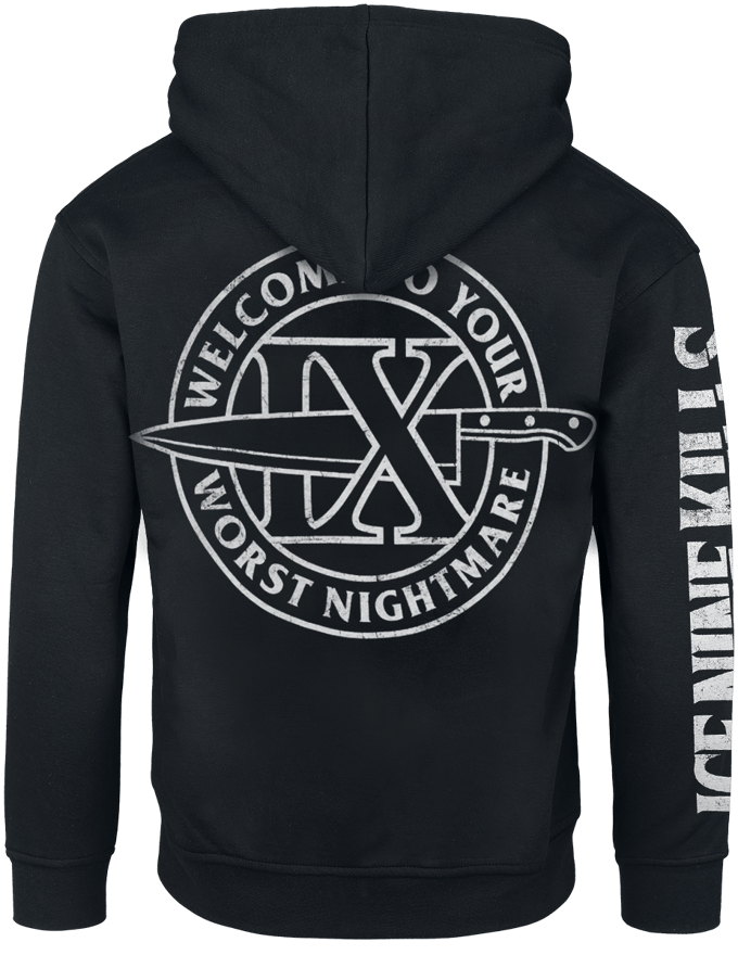 Ice Nine Kills Trui met capuchon - Worst Nightmare - L - voor Mannen - zwart