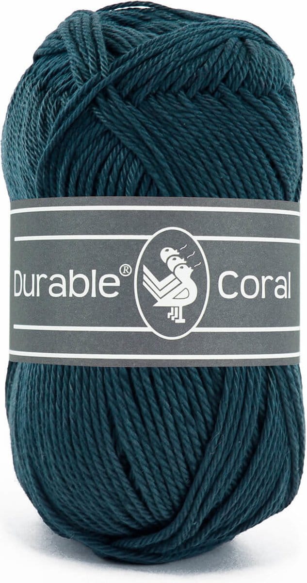 Durable Coral - 375 petrol - Gemerceriseerd Katoen Garen