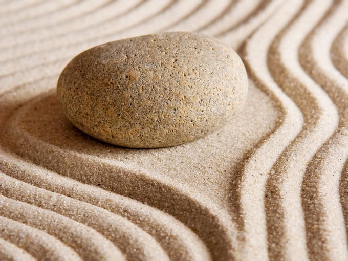 Fotobehang - Zen stone.