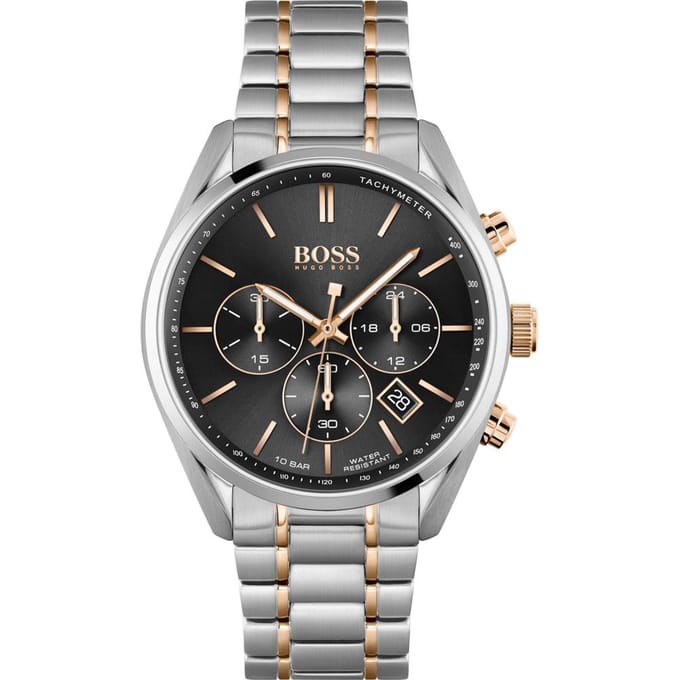 Hugo Boss - Heren Horloge Champion - Zilver