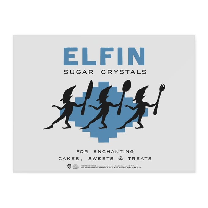 Harry Potter Elfin Sugar Crystals Chopping Board