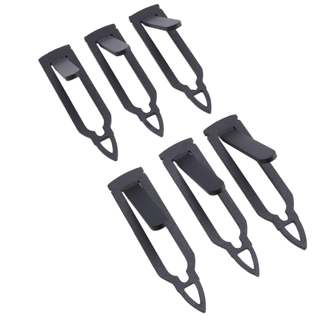 6PCS Supports Muraux Européens Tête de Mort pour Cerf Mule Antilope Petits Animaux de Chasse pour Intérieur