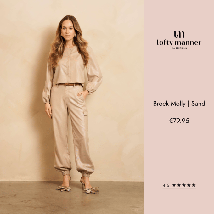 Broek Molly | Sand
