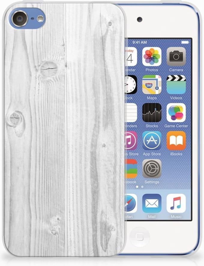Apple iPod Touch 5 | 6 Bumper Hoesje White Wood