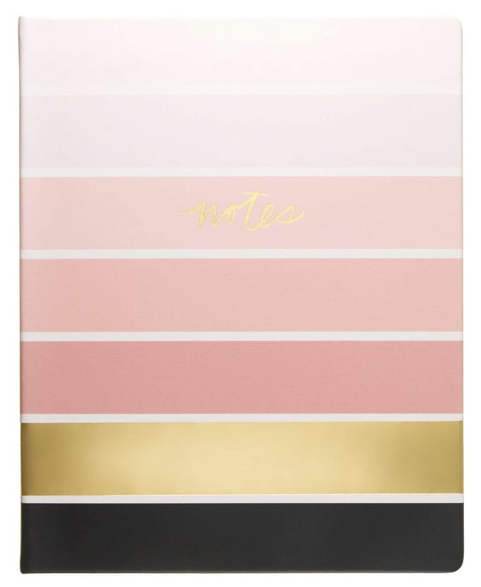 Eccolo notitieboek - Light Ombre Stripe - lijn - ca.20x25cm - EC-D506R