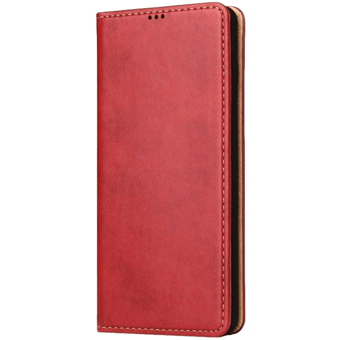 Fierre Shann Samsung Galaxy S10 Plus Slim Wallet Hoesje  Rood