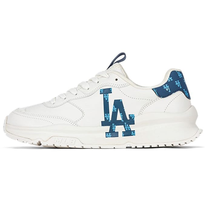 MLB Chunky Runner Mode Rétro Sport Basse Top Chaussures de Course Décontractées Baskets Unisexe Bleu Foncé 3ASHCRM3N-07NYD 36.5 white