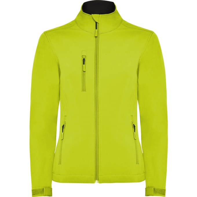Roly Dames/Dames Nebraska Zachte Shell Jas (Lime Punch)