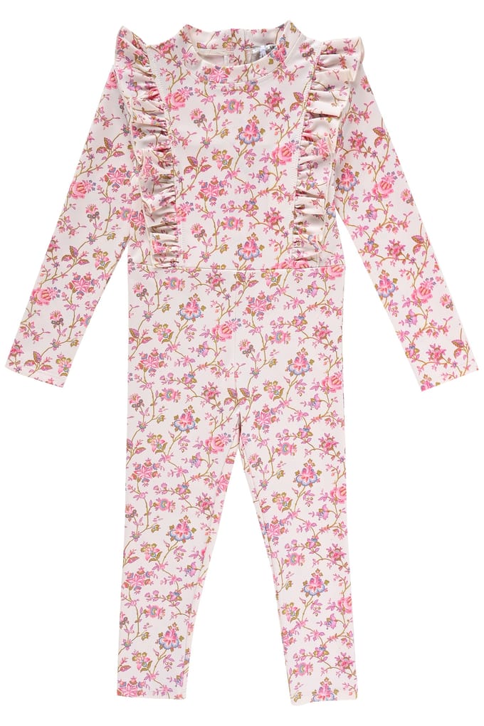 Louise Misha Bathing Jumpsuits Linette Cream Bucolia Fields Taglia: 6M | Body per Neonato Outlet | kids | Bianco