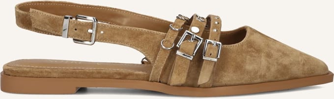 Notre-V D241192129 Hakken Dames - Camel - Maat 40
