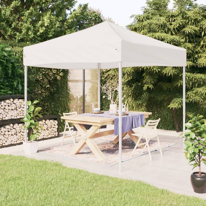 vidaXL - Partytent - inklapbaar - 2x2 - m - wit