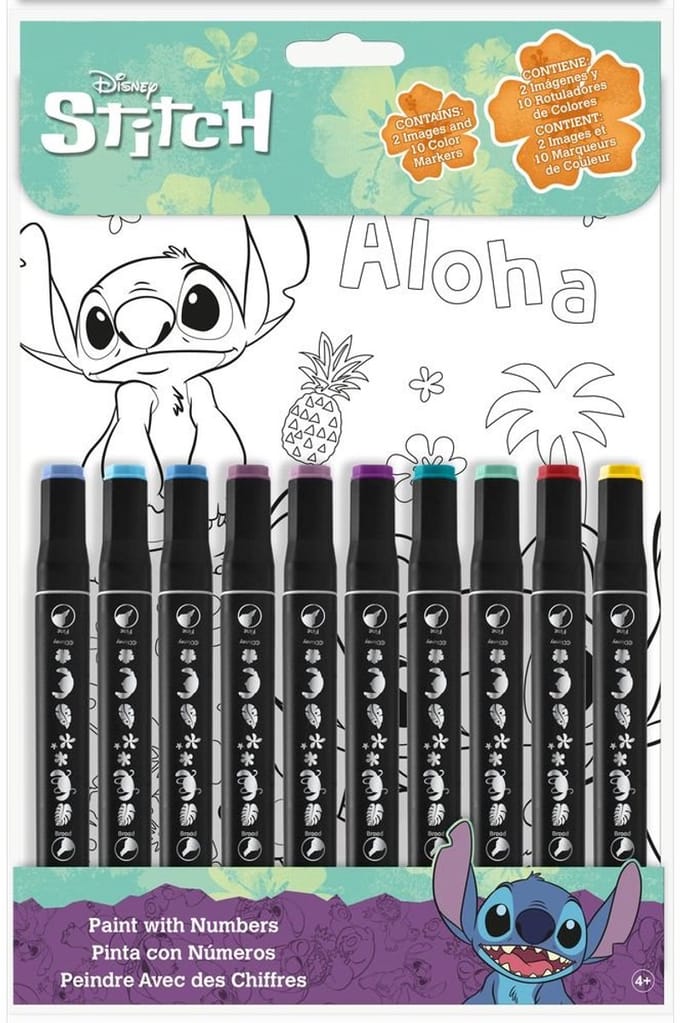 Disney Lilo en Stitch kleurboek met cijfers