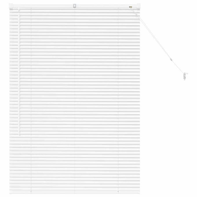 vidaXL - Venetiaanse - jaloezie - Wit - 130 - x - 85 - cm - 25 - mm - Aluminium