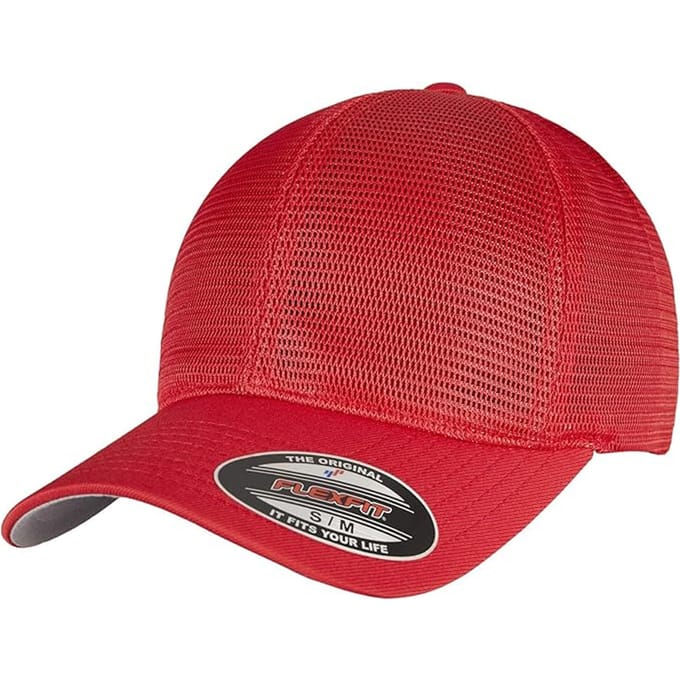 Flexfit 360 Omnimesh Baseball Cap (Rood)