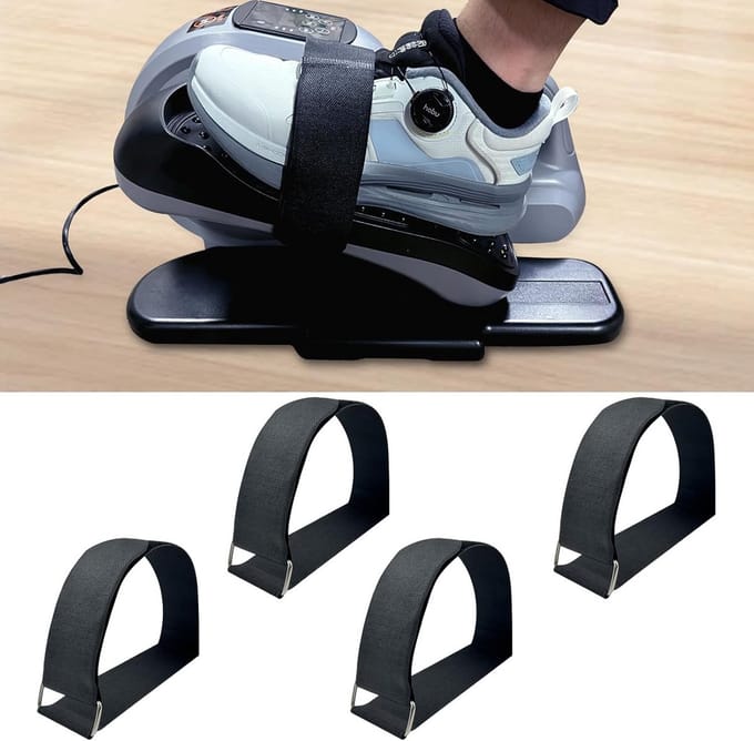 Pedaalbanden - Fietsbanden - Indoor Training - Antislip Ontwerp - Set van 4 - Zwart