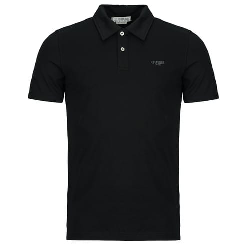 Guess Essential Korte Mouw Poloshirt Zwart S Man